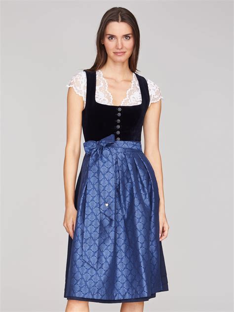 ausgefallene dirndl|alpenherz dirndl blau.